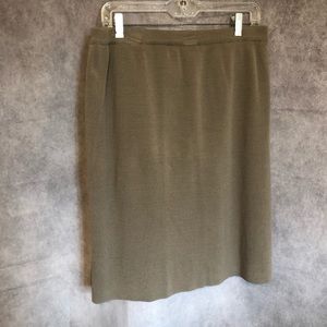 Brown/Tan sweater skirt